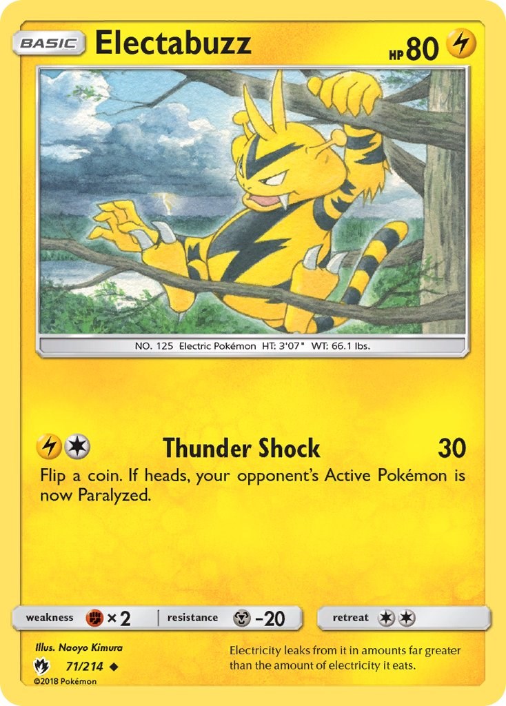 Electabuzz [SM8 - 71/214] Pokemon Trading Card