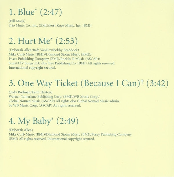 LeAnn Rimes : Blue (CD, Album)