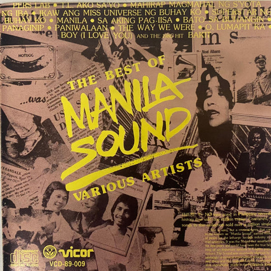 Various : The Best Of Manila Sound  (CD, Album, Comp, RE)