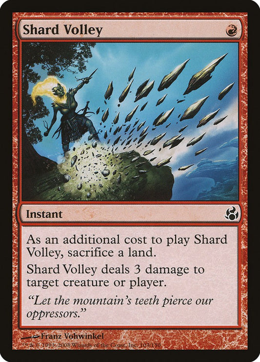 Shard Volley [MOR - 103] Magic the Gathering MTG Trading Card