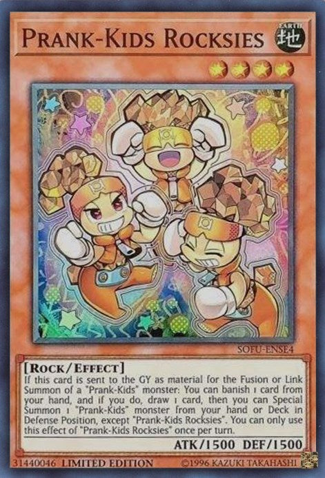 Prank-Kids Rocksies [SOFU - SOFU-ENSE4] Yu-Gi-Oh Trading Card