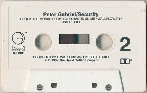 Peter Gabriel : Security (Cass, Album)