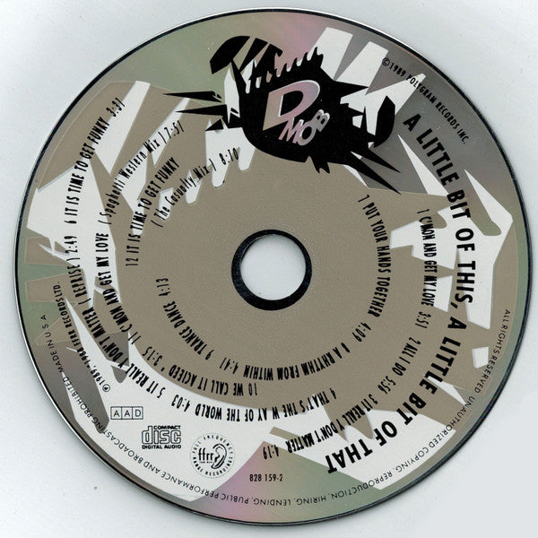 D Mob : A Little Bit Of This, A Little Bit Of That (CD, Album)