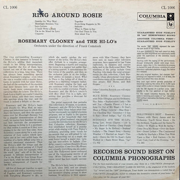 Rosemary Clooney And The Hi-Lo's - Ring Around Rosie (LP) (VG) - Endless Media