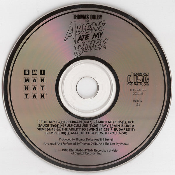 Thomas Dolby : Aliens Ate My Buick (CD, Album, Cap)