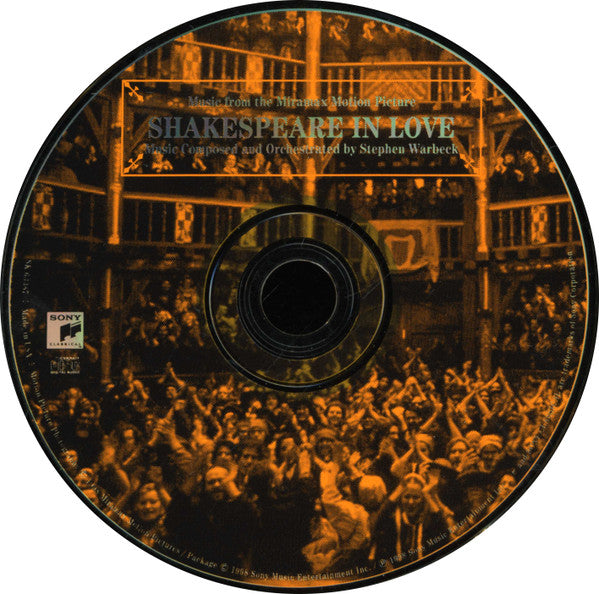 Stephen Warbeck : Shakespeare In Love (Music From The Miramax Motion Picture) (CD, Album)