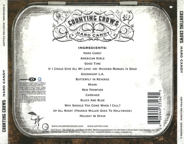 Counting Crows : Hard Candy (CD, Album, Enh)
