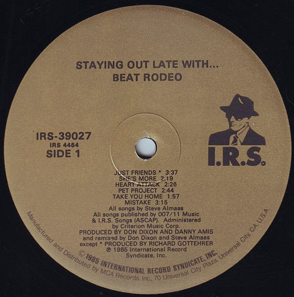 Beat Rodeo : Staying Out Late With (LP, Album, Glo)