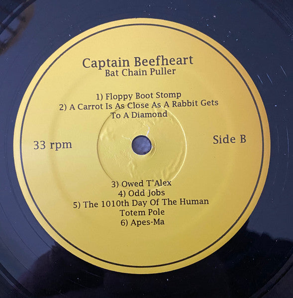 Captain Beefheart : Bat Chain Puller (LP, Album, Unofficial, bla)