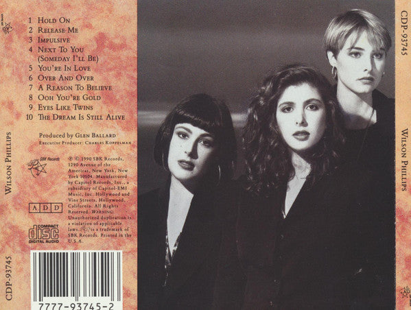 Wilson Phillips : Wilson Phillips (CD, Album)