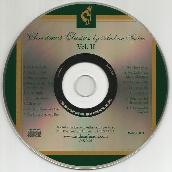 Andean Fusion : Christmas Classics By Andean Fusion Vol. II (CD, Album)