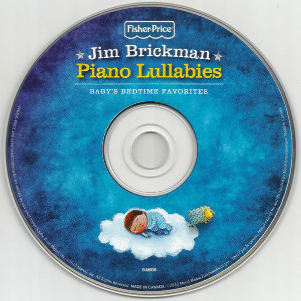 Jim Brickman : Piano Lullabies (Baby's Bedtime Favorites) (CD, Album)