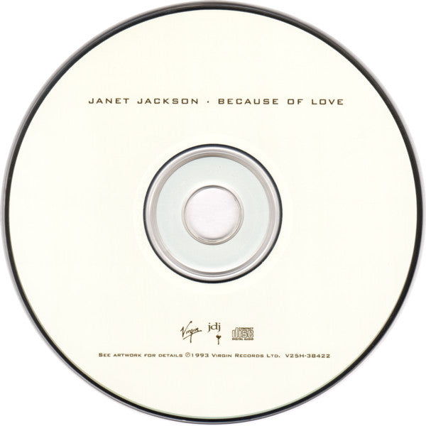 Janet Jackson : Because Of Love (CD, Maxi)