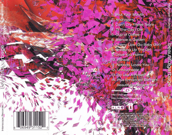 Garbage : Beautiful Garbage (CD, Album, Enh, Mat)