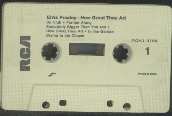 Elvis Presley : How Great Thou Art (Cass, Album, RE, Cre)