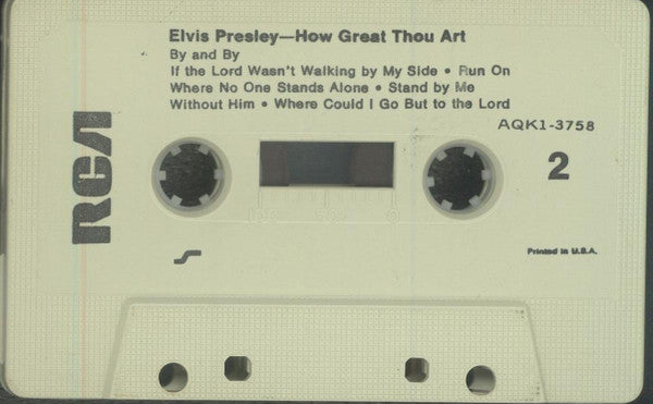 Elvis Presley : How Great Thou Art (Cass, Album, RE, Cre)