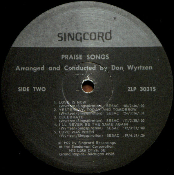 Don Wyrtzen : Praise Songs (LP)