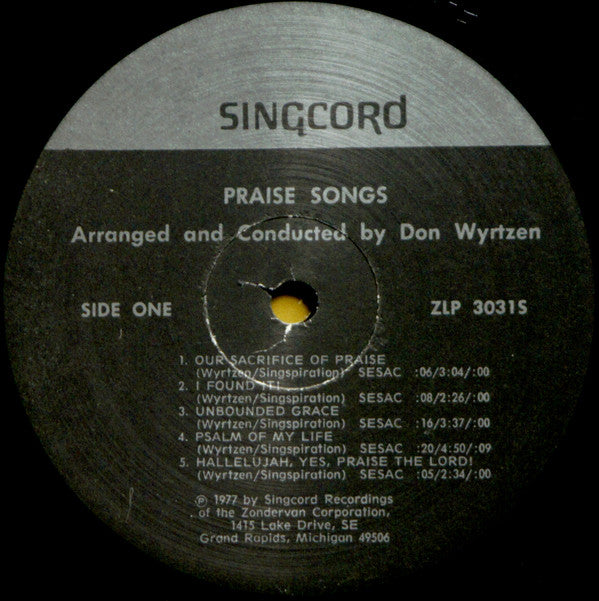 Don Wyrtzen : Praise Songs (LP)