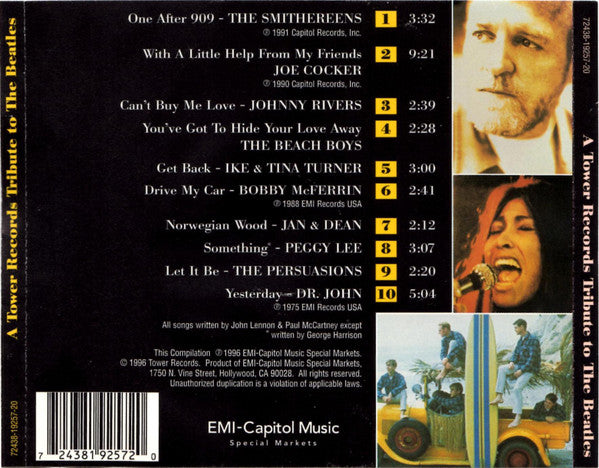 Various : A Tower Records Tribute To The Beatles (CD, Comp)