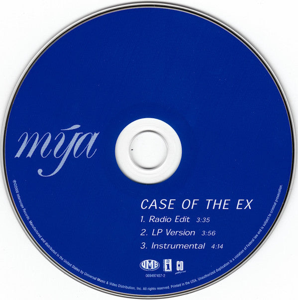 Mya : Case Of The Ex (CD, Single)