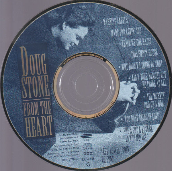 Doug Stone : From The Heart (CD, Album)