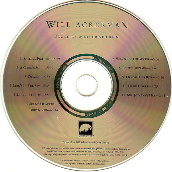 William Ackerman : Sound Of Wind Driven Rain (CD, Album)