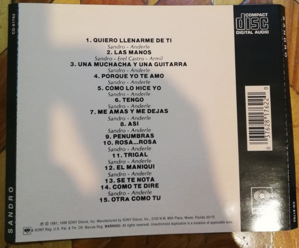 Sandro (25) : Coleccion De Exitos (CD, Comp)