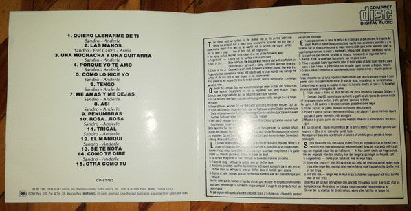Sandro (25) : Coleccion De Exitos (CD, Comp)