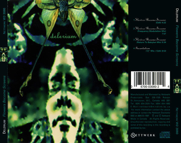 Delerium : Flowers Become Screens (CD, Single)