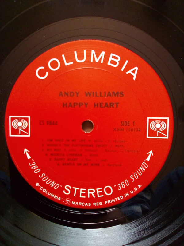 Andy Williams - Happy Heart (LP) (VG) - Endless Media