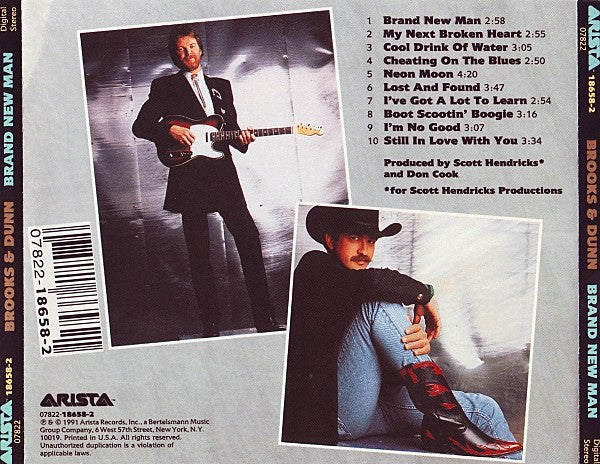 Brooks & Dunn : Brand New Man (CD, Album, Dis)