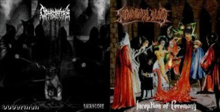 Sacramental Blood / Ophiolatry : Inception Of Ceremony/Satancore (CD, Album, Spl)