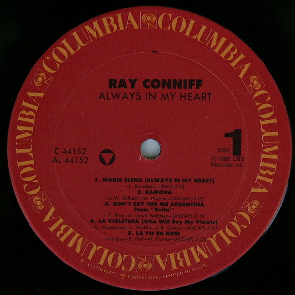 Ray Conniff - Always In My Heart (LP) (VG) - Endless Media