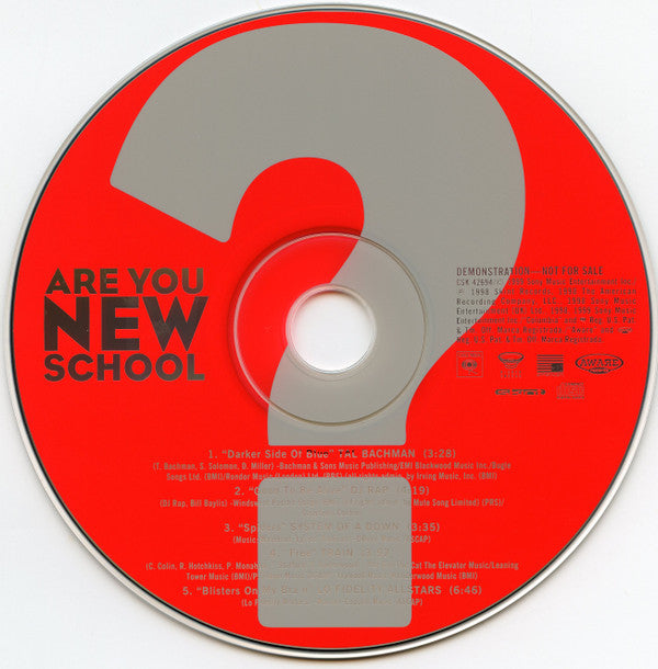 Various : Are You New School? (CD, Comp, Promo, Smplr)