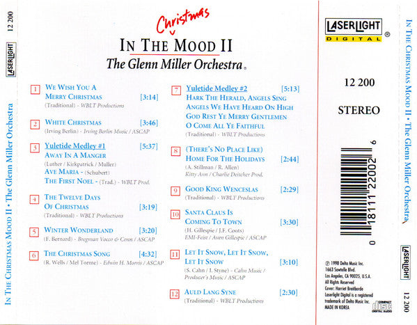 The Glenn Miller Orchestra : In The Christmas Mood II (CD, Album)