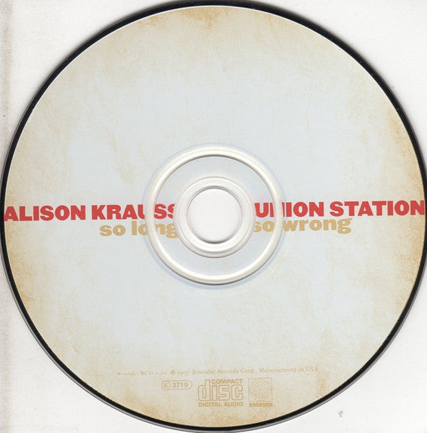 Alison Krauss & Union Station : So Long So Wrong (CD, Album, Club)