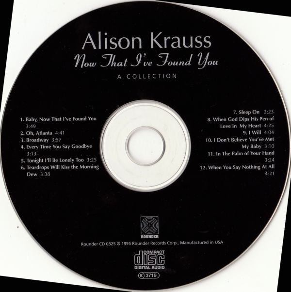 Alison Krauss : Now That I've Found You: A Collection (CD, Comp)
