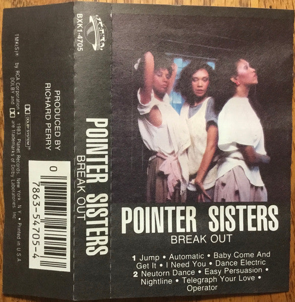 Pointer Sisters : Break Out (Cass, Album)