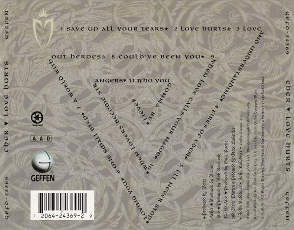 Cher : Love Hurts (CD, Album)