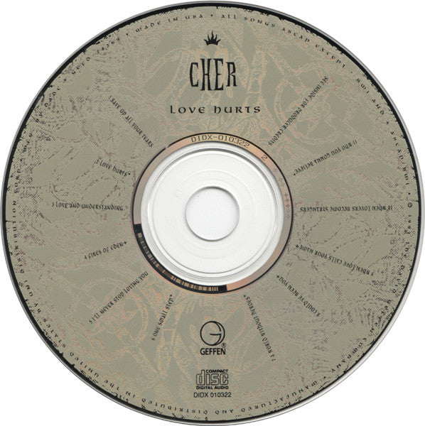 Cher : Love Hurts (CD, Album)