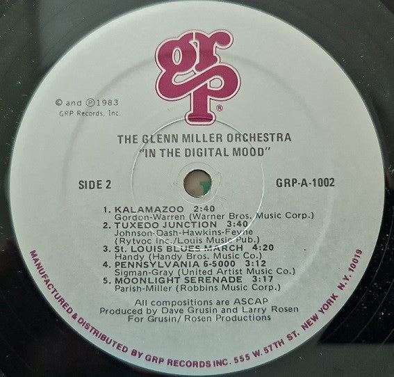 The Glenn Miller Orchestra : In The Digital Mood (LP, Album)