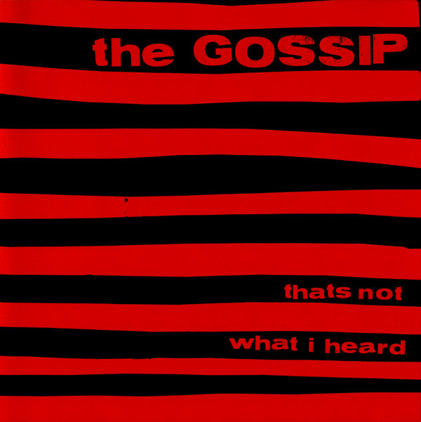 The Gossip : Thats Not What I Heard (CD, Album)