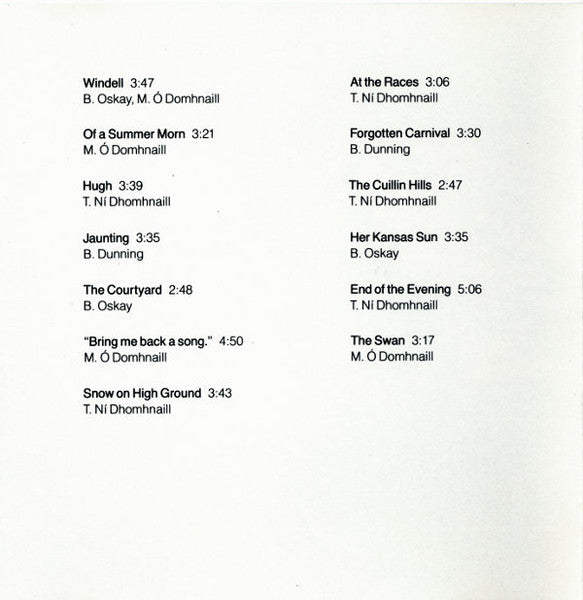 Nightnoise (2) : At The End Of The Evening (CD, Album)