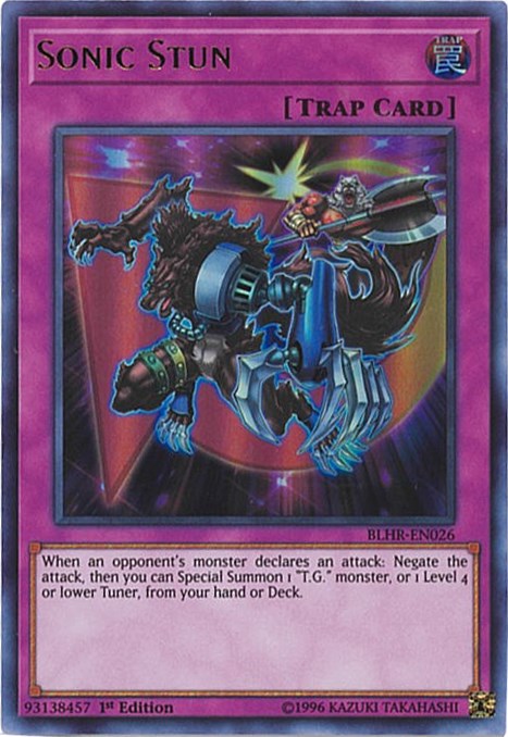 Sonic Stun [BLHR - BLHR-EN026] Yu-Gi-Oh Trading Card