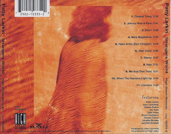 Patty Larkin : Strangers World (CD, Album)