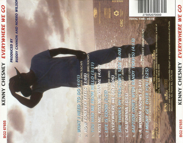 Kenny Chesney : Everywhere We Go (HDCD, Album, Club)