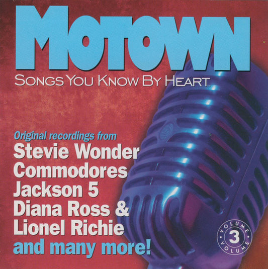 Various : Motown Songs You Know By Heart (CD, Comp)