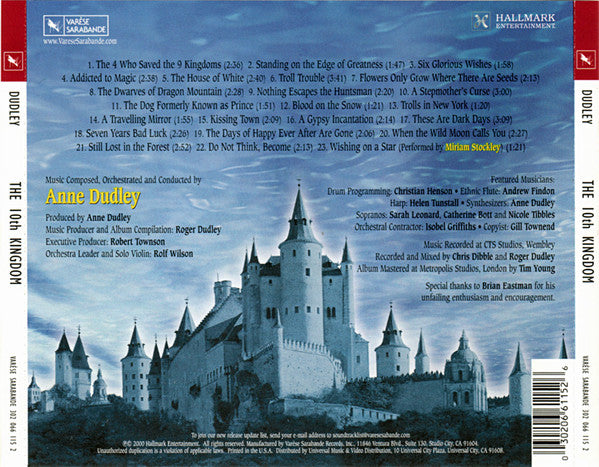 Anne Dudley : The 10th Kingdom (Original Television Soundtrack) (CD)