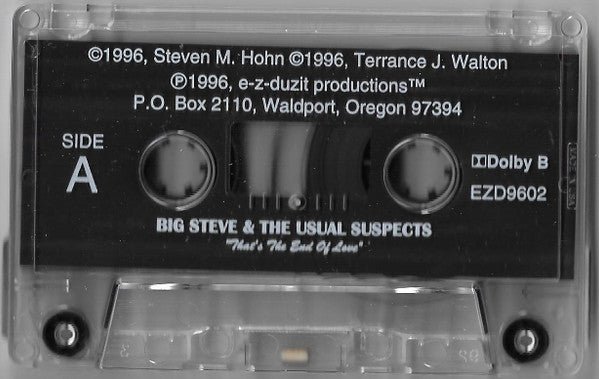 Big Steve & The Usual Suspects : That's The End Of Love (Cass, Album)