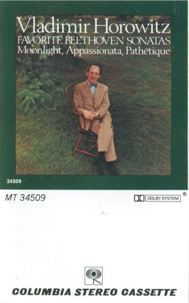 Ludwig van Beethoven : Vladimir Horowitz : Favorite Beethoven Sonatas: Moonlight, Appassionata, Pathétique (Cass, Comp, Dol)